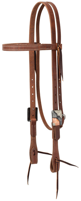 ProTack Copper Flower Browband Headstall - Russet Horse 