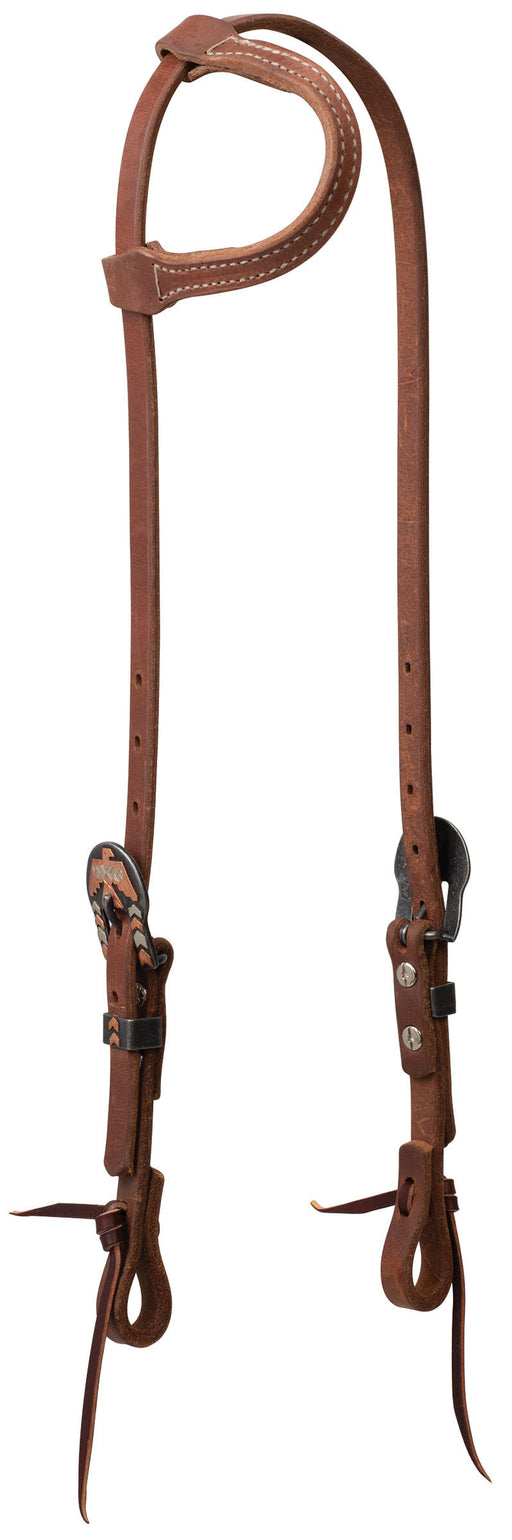 ProTack Thunderbird Sliding Ear Headstall - Russet Horse 