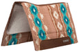 Synergy Contoured Performance Saddle Pad, Wool Blend Felt Lined, Odyssey - Pink Sand/Aruba Blue 33 in x 38 in 