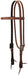 Smarty x Synergy Latigo Lined Oiled Harness Leather Headstall - Brown  