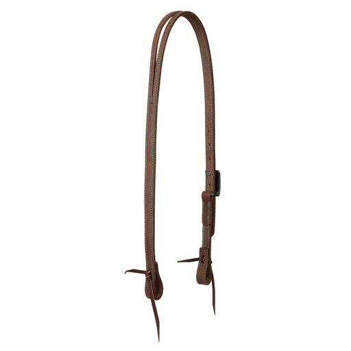 Synergy Harness Leather Headstall with Designer Hardware, 3/4", Split Ear -   