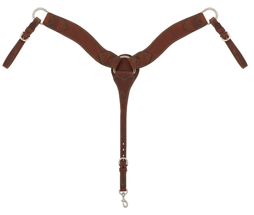 Smarty x Synergy Harness Leather Roper Breast Collar - Brown  