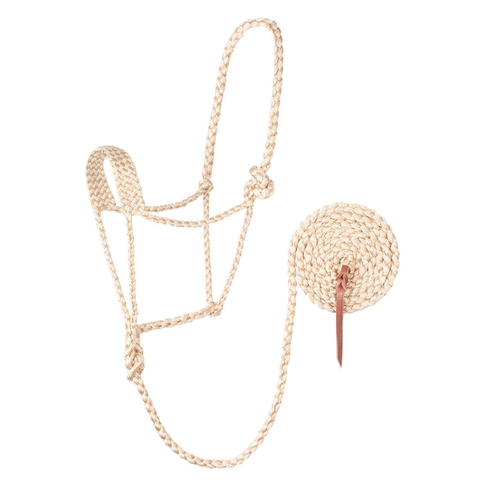 Weaver Braided Poly Rope Halter Color Tan