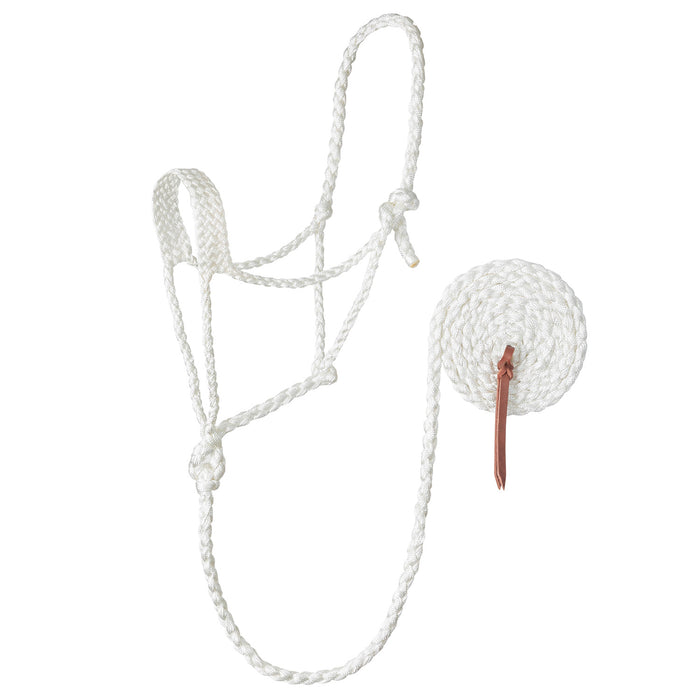 Weaver Braided Poly Rope Halter Color White