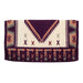 Weaver New Zealand Wool Show Saddle Blanket Color Purple, Cream & Sand