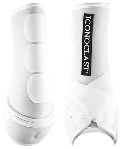 Iconoclast Front Orthopedic Support Boots - White Small 