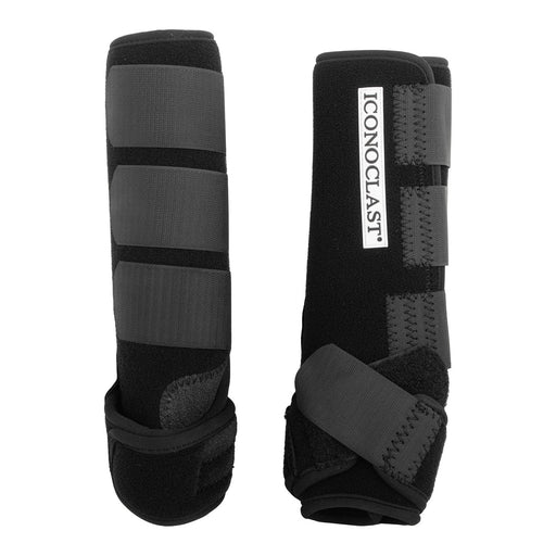 Iconoclast Orthopedic Support Boots, Hind - Black Large 