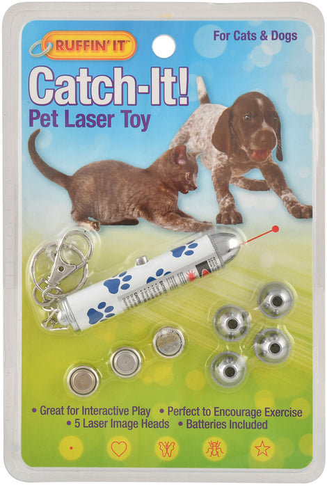 Ruffin' It Catch-It! 5-way Pet Laser Toy -   