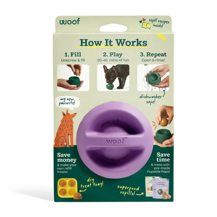 Pupsicle Treat Dispensing Dog Toy – Interactive, Long-Lasting Chew & Puzzle Toy for Dogs