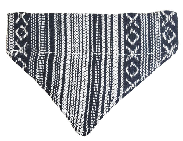 Walking Palm Dog Bandana - Salt and Pepper  