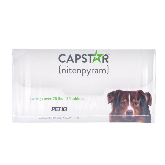 Capstar Oral Flea Treatment for Dogs - 60 Tablets Capstar for Dogs 25-125 lb  