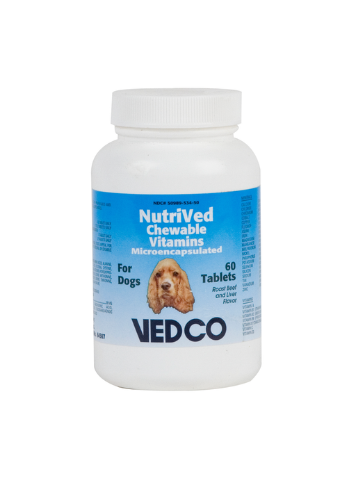 Nutrived Chewable Vitamins, Dogs Count 