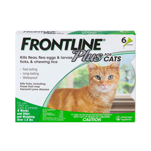 Frontline Plus for Cats - 6 pack Frontline Plus for Cats  