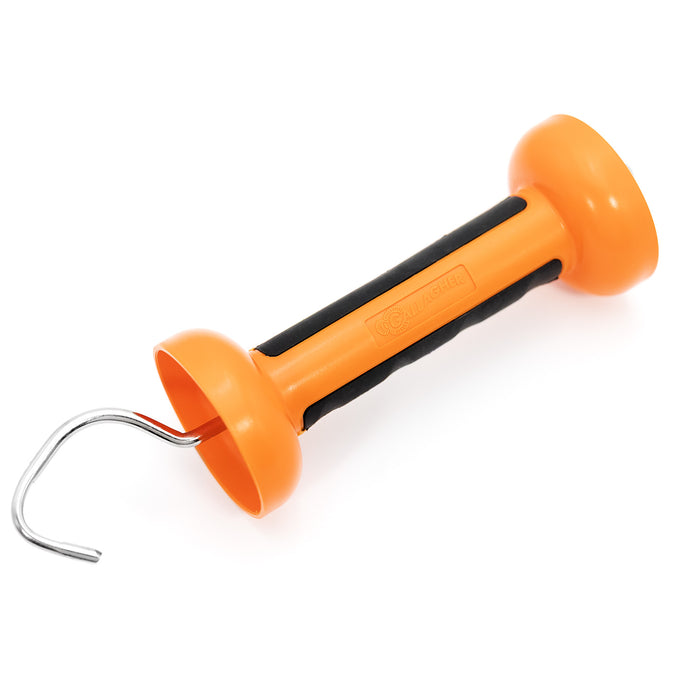 Rubber Grip Electric Fence Gate Handle, Wire/Rope, UV-Stabilized with Overstretch Protection