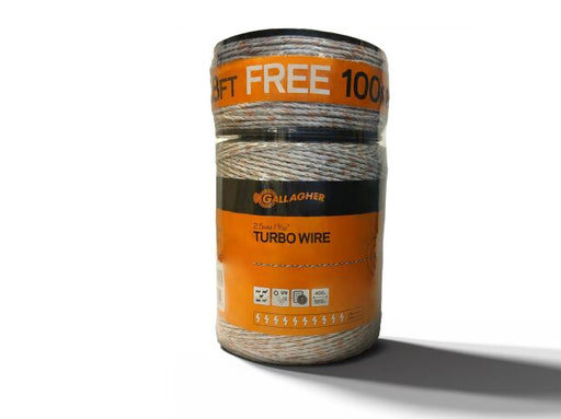 TURBO WIRE 1312’ + 300’ FREE WHITE (3/32”, 2.5MM)  