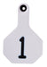 Y-Tex Numbered Cattle Ear Tag ID, Medium - White 76-100 