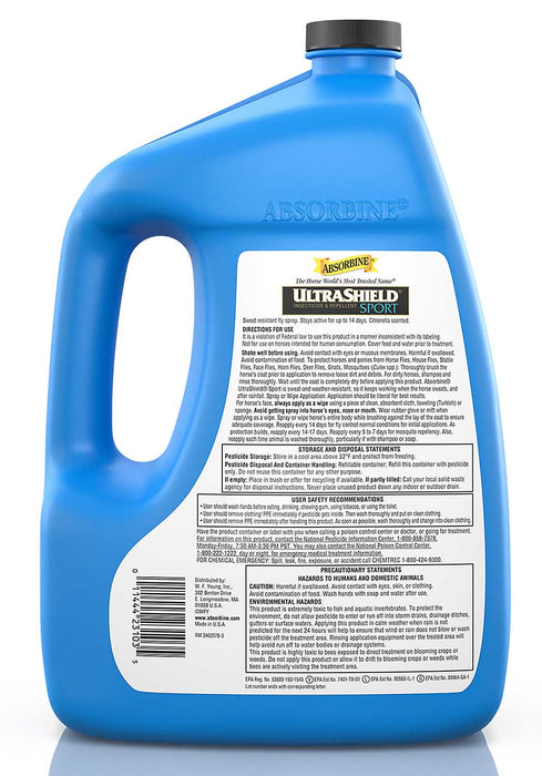 UltraShield Sport Insecticide & Repellent - UltraShield Sport, Gallon  