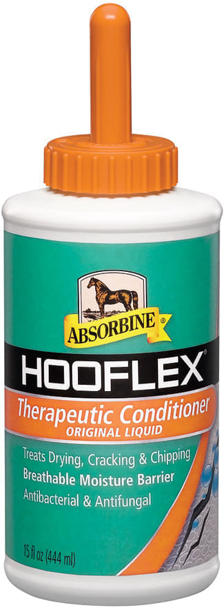 Hooflex® Therapeutic Conditioner - Hooflex Therapeutic Conditioner Liquid, 15 oz with brush  