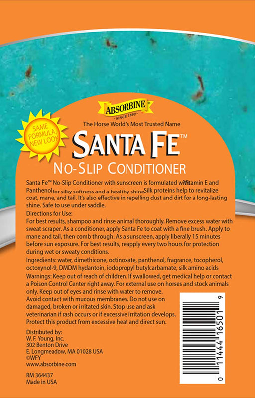 Santa Fe Coat Conditioner & Sunscreen, 32 oz -   