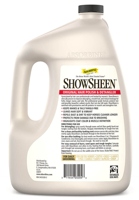 ShowSheen Hair Polish & Detangler - ShowSheen Hair Polish, gallon (NO SPRAYER)  