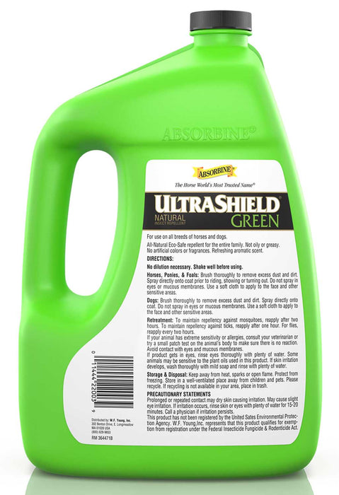 UltraShield Green Natural Fly Repellent - Gallon UltraShield Green Natural Fly Spray  