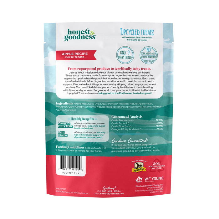 Honest To Goodness Upcycled Horse Treats – Apple Size 2 lb bag