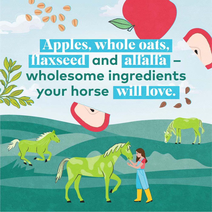 Honest To Goodness Upcycled Horse Treats – Apple Size 2 lb bag