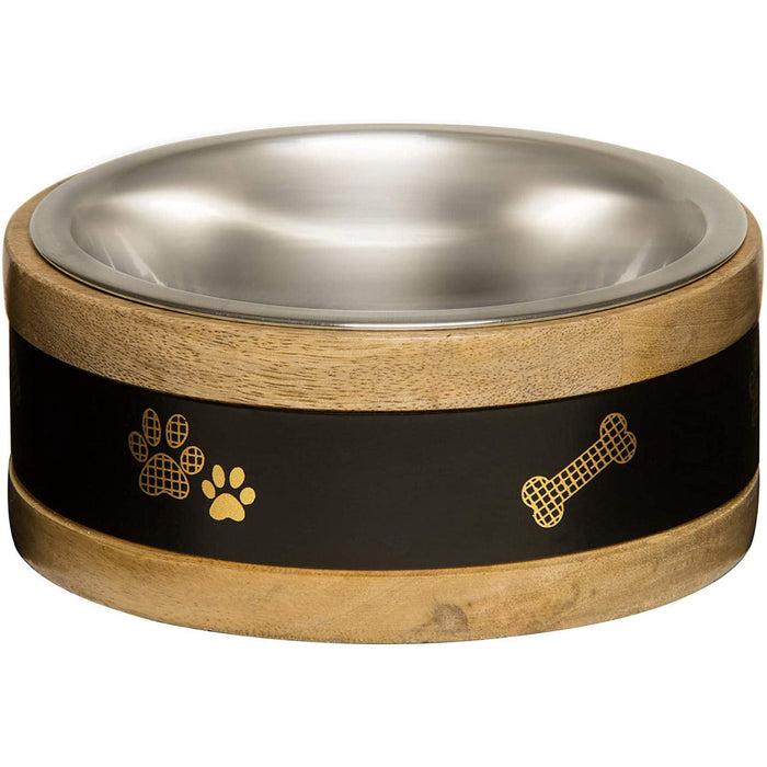 Wooden Ring Dog Bowl - quart  