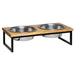 Natural Wooden Top Diner - quart  