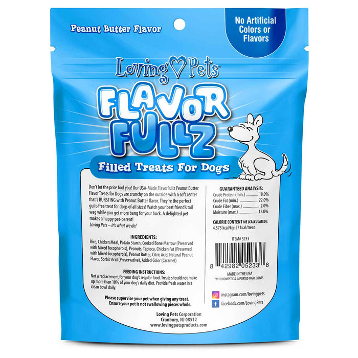 Flavorfullz Dog Treats - Peanut Butter  