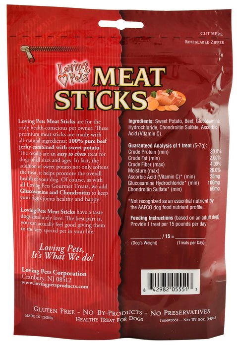 Loving Pets 100% All Natural Meat Sticks - Sweet Potato/Duck  