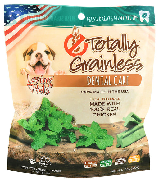 Totally Grainless Dental Care Treat, 6 oz - Medium/Large Mint 