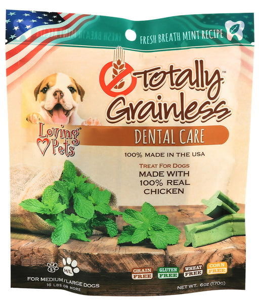 Totally Grainless Dental Care Treat, 6 oz - Toy/Small Mint 