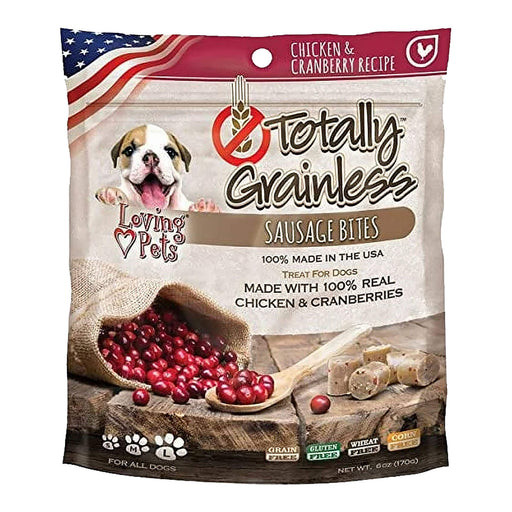 Totally Grainless Sausage Bites, 6 oz Flavor Chicken/Cranberry