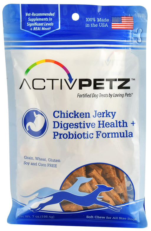 ActivPetz Digestive Health + Probiotic Jerky Treats - Chicken  