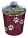 Loving Pets Bella Dog and Cat Treat Canister, Merlot -   