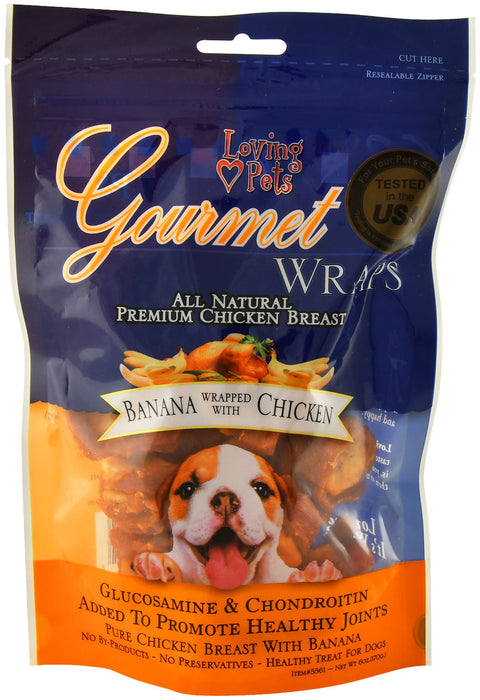 Gourmet Wraps Dog Treats - Banana  