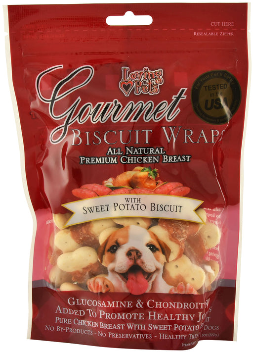 Gourmet Chicken Wraps, Sweet Potato Biscuit - 8 oz  