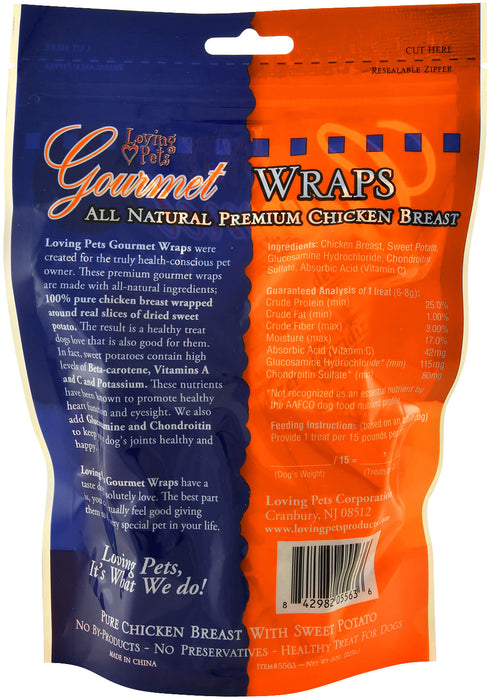 Gourmet Wraps Dog Treats - Sweet Potato  