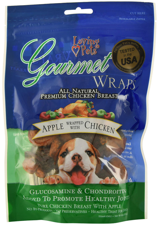 Gourmet Wraps Dog Treats - Apple  