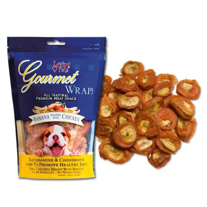 Gourmet Wraps Healthy Dog Treats with Glucosamine & Chondroitin