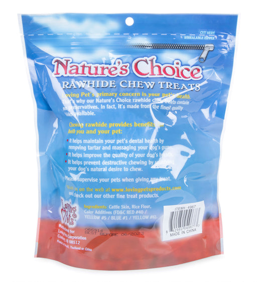 Nature's Choice Natural Rawhide Lollipop, Assorted Colors, 20 pk -   