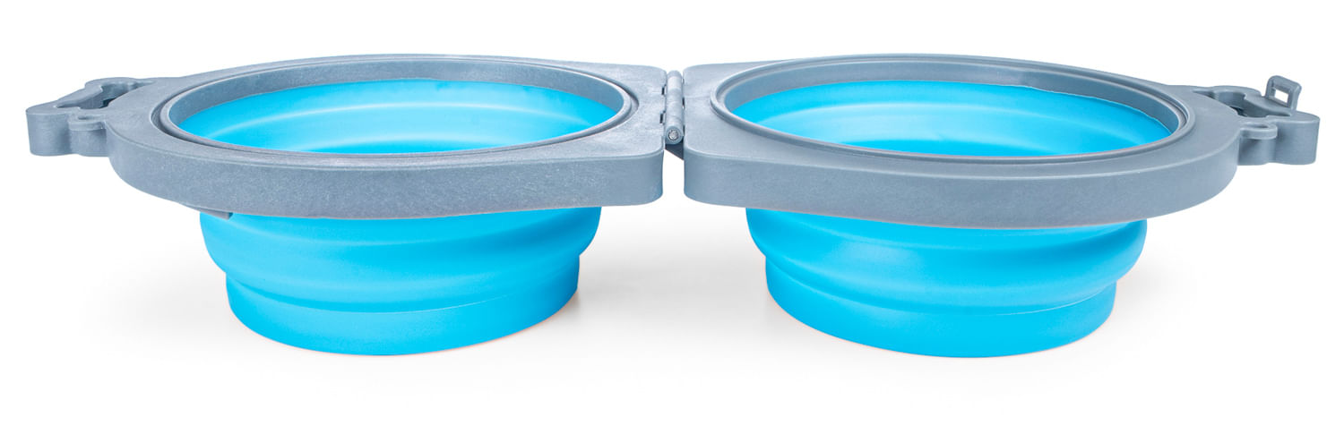 Bella Roma Travel Bowl Double Diner - Blue  