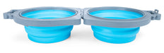 Bella Roma Travel Bowl Double Diner - Blue  