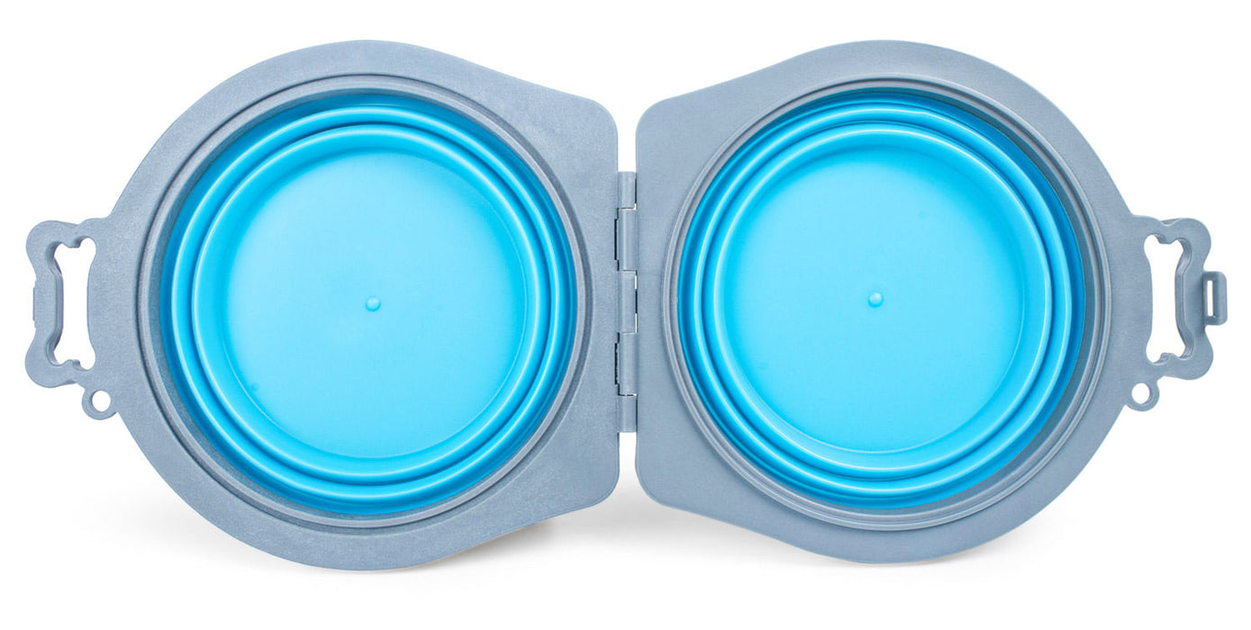 Bella Roma Travel Bowl Double Diner - Blue  