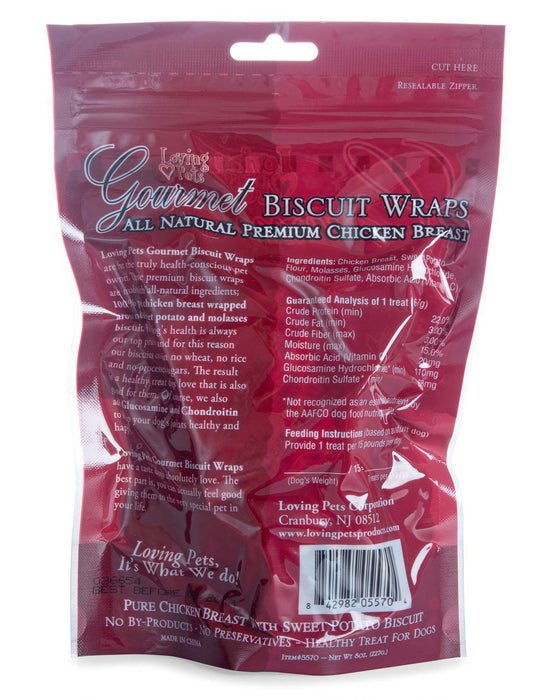 Gourmet Chicken Wraps, Sweet Potato Biscuit - 2 oz  