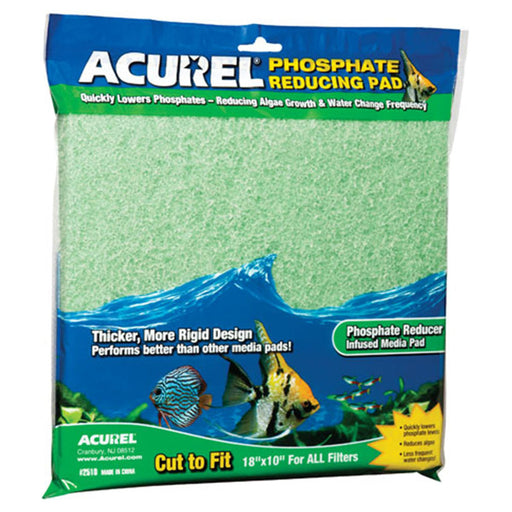 Acurel Phosphate Remover Infused Media Pad 10" x 18", Green - Acurel Phosphate Remover Infused Media Pad 10" x 18", Green  