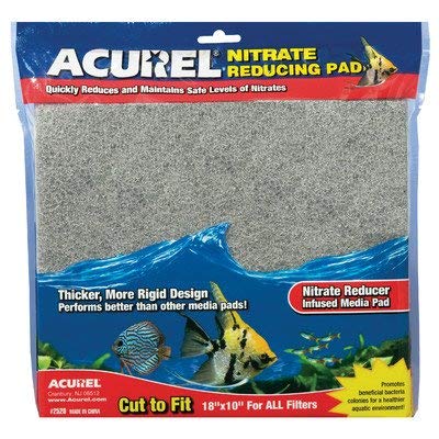 Acurel Nitrate Remover Infused Media Pad 10" x 18", Gray - Acurel Nitrate Remover Infused Media Pad 10" x 18", Gray  