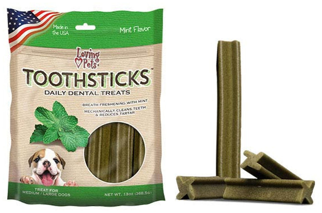 Toothsticks Dental Sticks, 13 oz - Large Mint 