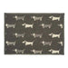 Chenille Fashion Mat - Multi Pup  